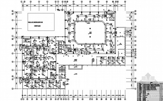 娱乐空间CAD图纸资料下载-某娱乐城空调图纸