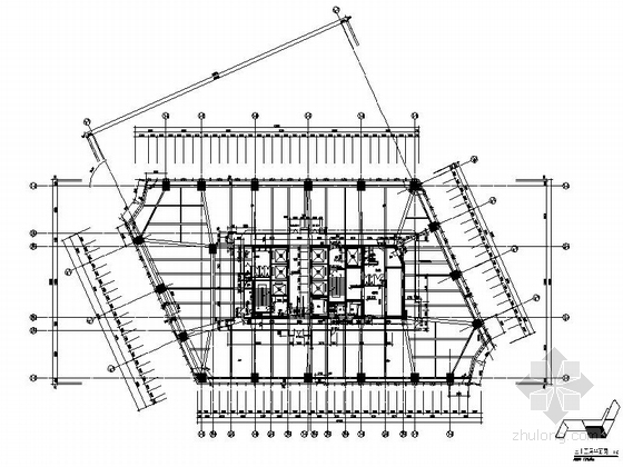 [上海]某国际广场超高层商业办公楼建筑施工图（204米）-图10