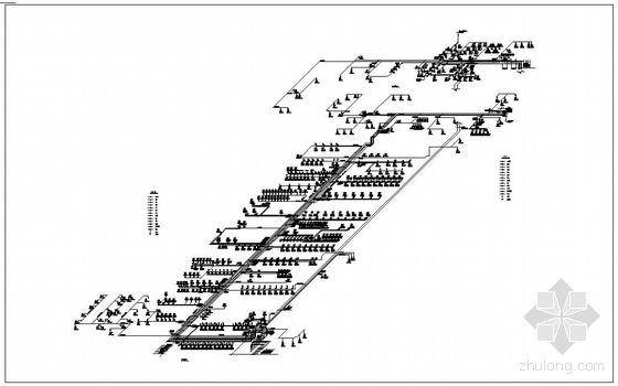 大学城管道系统图资料下载-某气体管道系统图