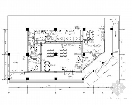 办公室装修强弱电施工图资料下载-[广东]办公楼强弱电施工图