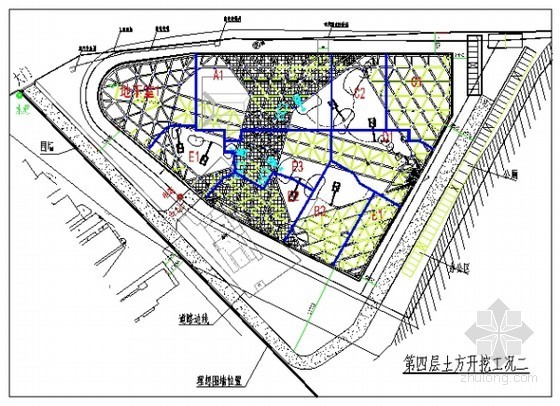 [浙江]广场基坑土方开挖施工方案（开挖流程图解）- 