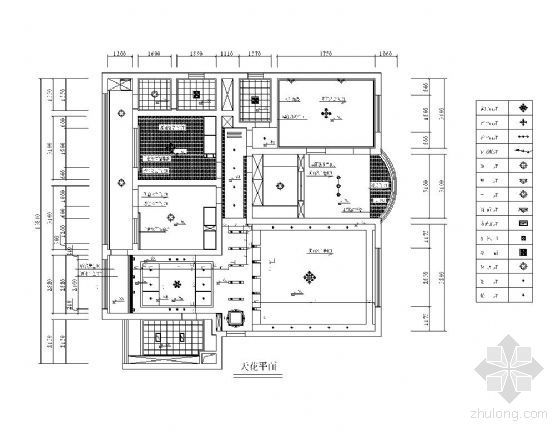 家装餐厅平面详图资料下载-家装吊顶详图