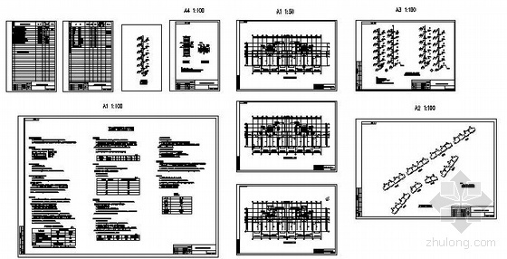 室内燃气设计图纸资料下载-某小区住宅楼室内燃气全套图