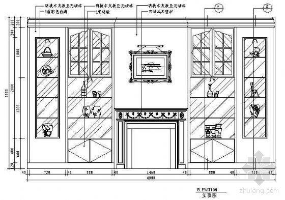 建筑立面装饰模型资料下载-装饰墙立面图