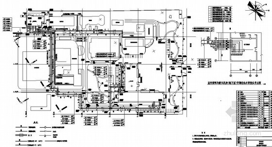 小区室外管网布置图资料下载-某小区室外空调管网图