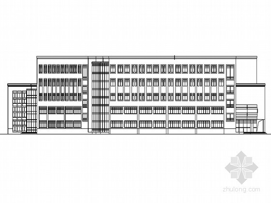 贵州省教学楼建筑施工图纸资料下载-某五层教学楼建筑施工图