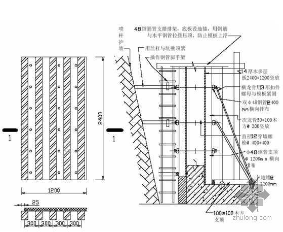 多层住宅平立面及效果图资料下载-北京市某多层住宅楼施工组织设计（剪力墙、筏基）