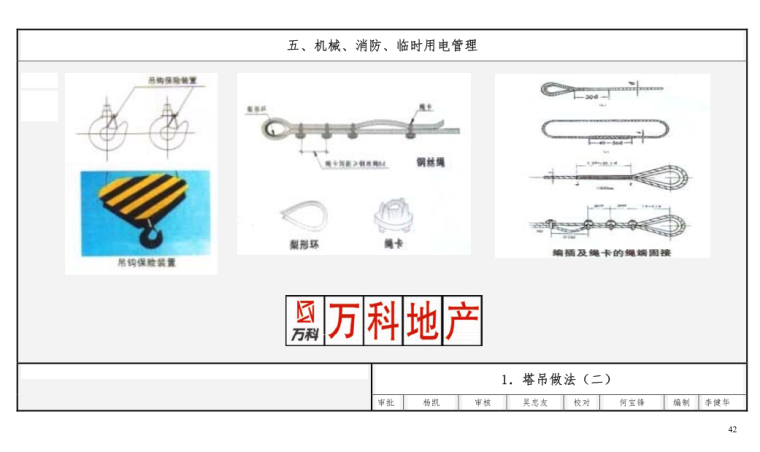 知名地产安全文明统一标准-72页-塔吊