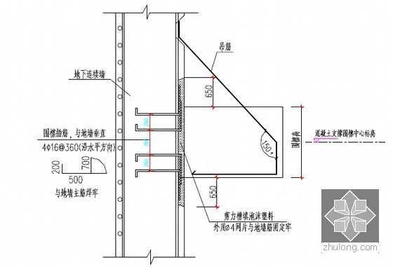 [上海]复杂条件深基坑工程安全性评估报告（地下连续墙内支撑支护）-围檩抗剪设计