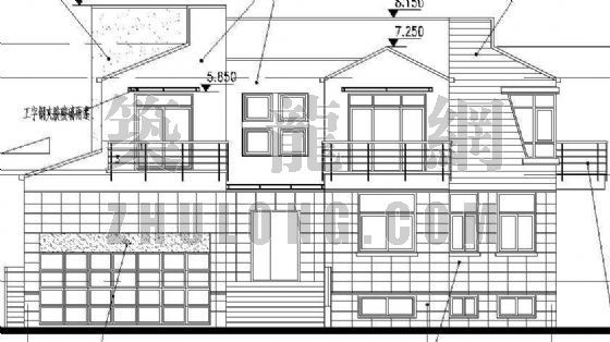 二层乡村新中式别墅设计图资料下载-某二层别墅设计方案