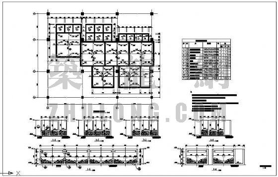 某化工废水处理站工程设计资料下载-某机械研磨废水处理站土建图