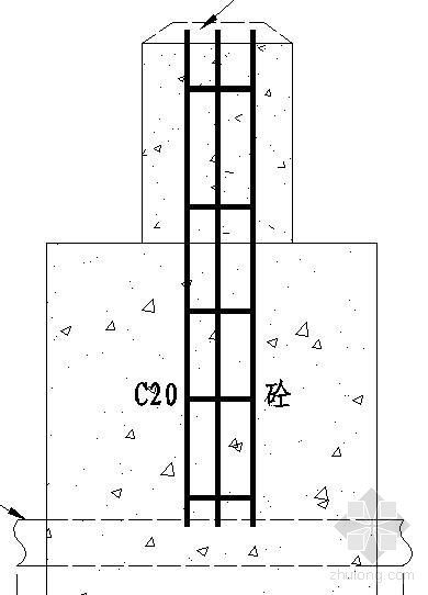 电缆管沟大样图资料下载-路灯基础及供电管沟大样图