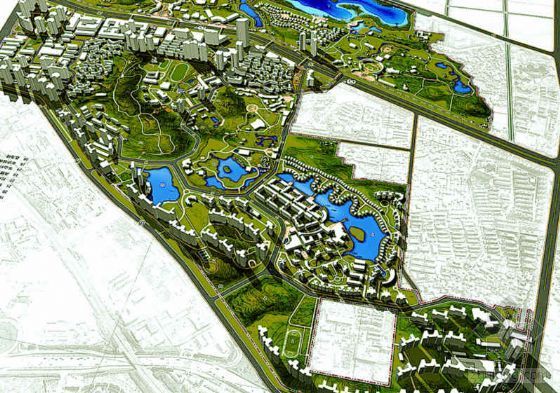 住宅区景观设计展板资料下载-深圳住宅区景观设计方案