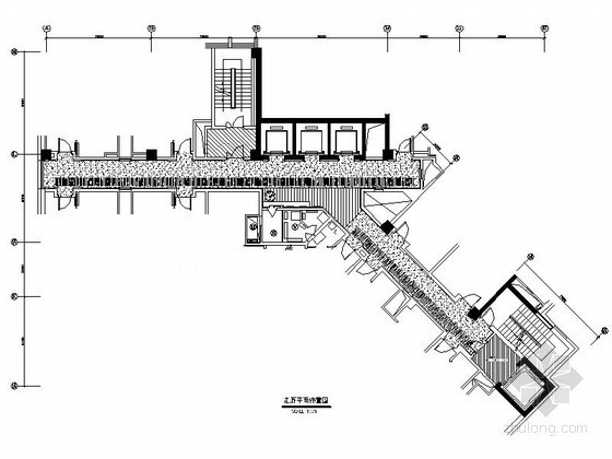 五星酒店智化设计图资料下载-知名酒店公共走道室内装修设计图