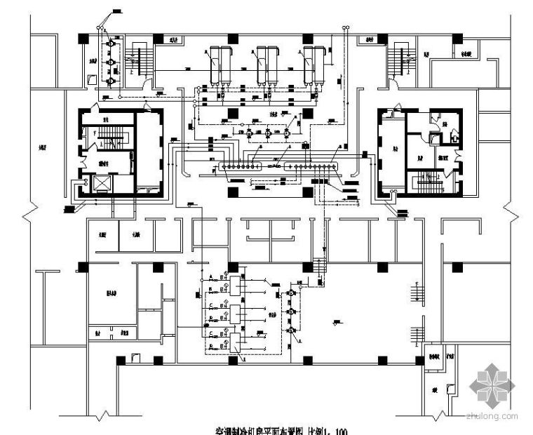 某综合办公楼空调系统设计资料下载-西安某办公楼空调系统课程设计