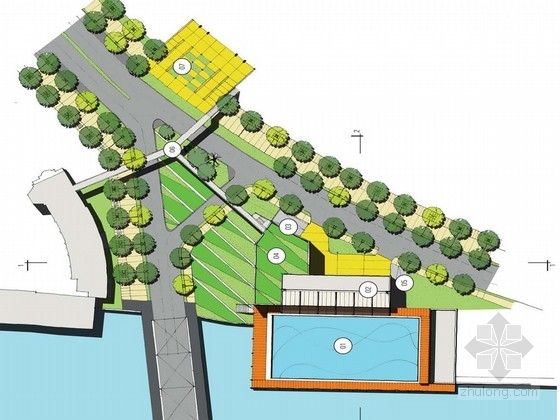 手绘滨水建筑资料下载-[上海]古老风情的西洋建筑滨水城市规划方案