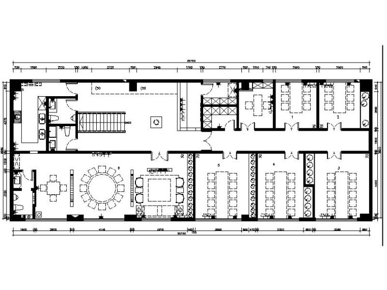 沈阳特色餐厅设计资料下载-[乌鲁木齐]新中式特色餐厅室内设计施工图（含效果图）
