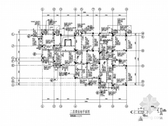 框架结构施工图2010资料下载-[浙江]地上三层框架结构高档住宅楼结构施工图