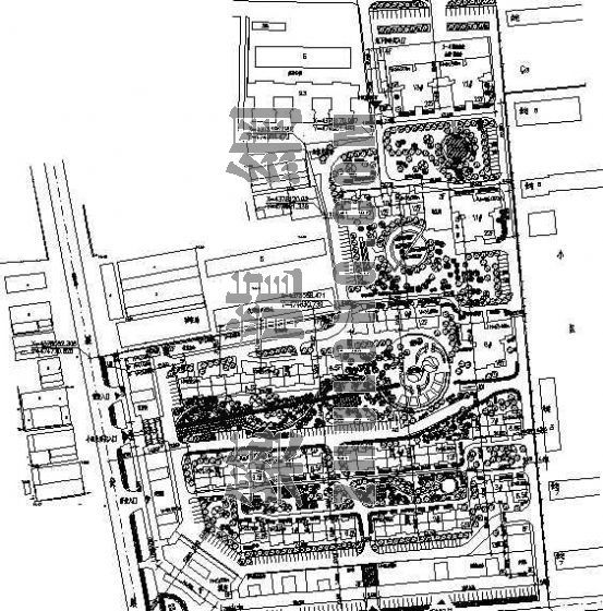 上海世博园规划平面图资料下载-花园规划总平面图