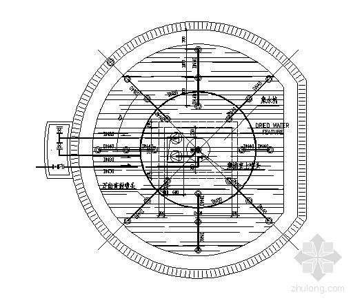 小水景喷泉资料下载-某小区跌落水景施工图