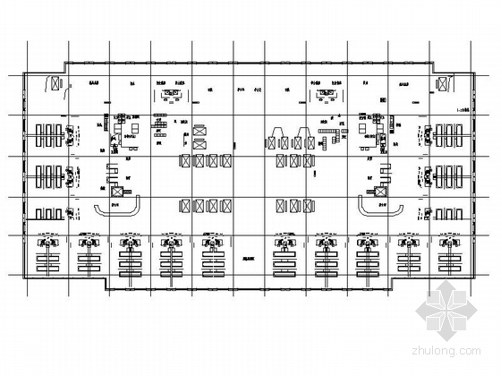 [甘肃]省级甲等综合性人民医院建筑施工图-省级甲等综合性人民医院建筑平面图