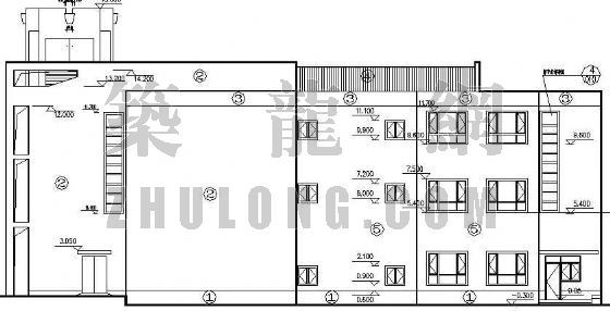 某著名旅游区综合服务楼建筑施工楼-3