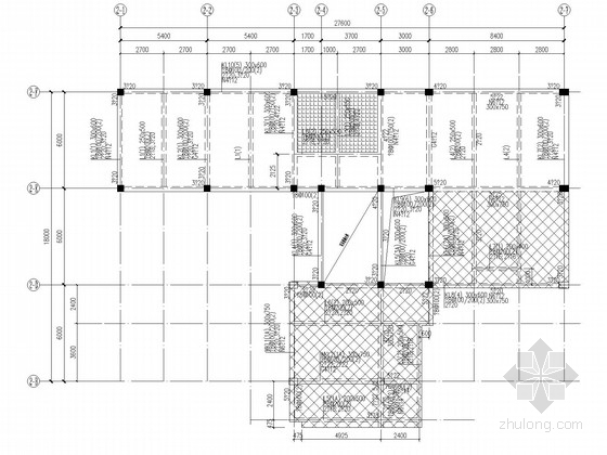全套两层框架施工图资料下载-两层框架咖啡厅结构施工图