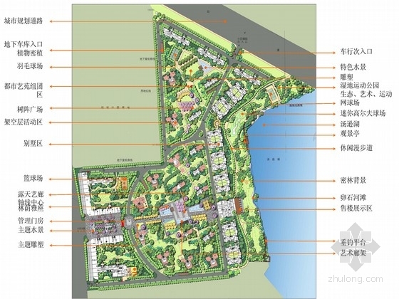 结构主义居住区设计资料下载-[武汉]结构主义现代风格居住区景观概念设计方案