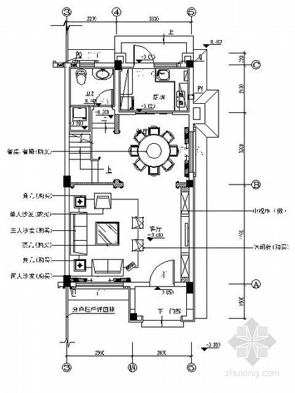 13套家装案例cad施工图资料下载-[安徽]豪华住宅样板房施工图（含实景）