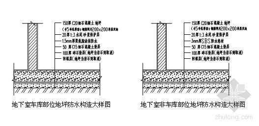 地下室地坪防水做法资料下载-某工程地下室防水处理方案