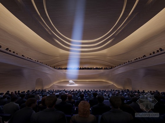 德国纽伦堡新音乐厅设计资料下载-现代音乐厅3D模型下载