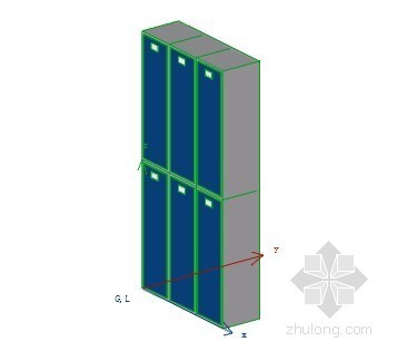 柜子锁资料下载-带锁柜子 ArchiCAD模型