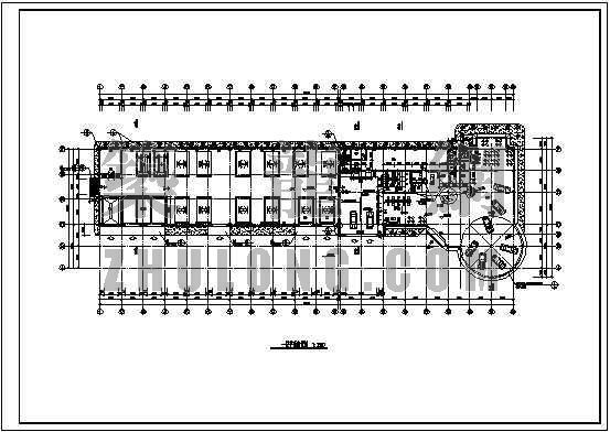国内外汽车客运站建筑设计资料下载-某汽车展销厅建筑设计图