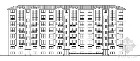 城市悬挂式花园商业建筑资料下载-东林之春城市花园商住楼建筑施工图