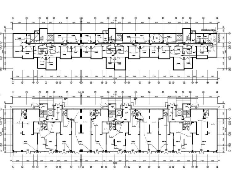 24层公寓楼给排水施工图资料下载-[新疆]住宅小区公寓楼电气全套施工图含变配电设计（知名院）