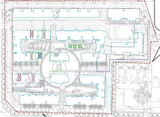 [深圳]多层保障性住房工程监理规划（附流程图丰富）-项目平面图 