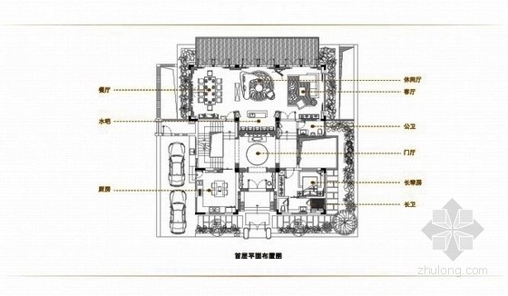 现代别墅室内突破资料下载-[广东]华丽现代风格两层别墅室内配饰方案
