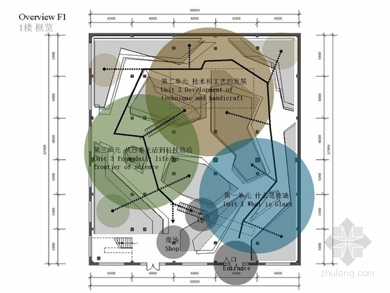 博物馆室内空间设计效果图资料下载-[上海]超现代玻璃主题博物馆概念设计方案（含效果图）