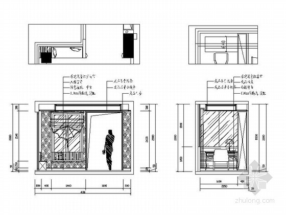 [福州]时尚复式室内装修施工图（含效果）-图7