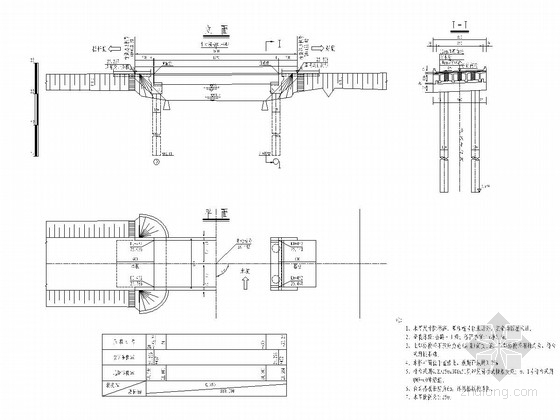 60米一跨钢箱梁桥设计资料下载-一跨20米预应力T梁桥设计套图（32张）