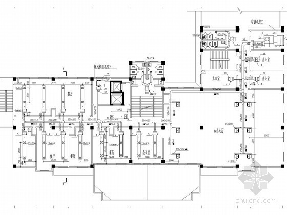 四川多层中央空调设计资料下载-小高层综合楼建筑中央空调工程系统设计施工图