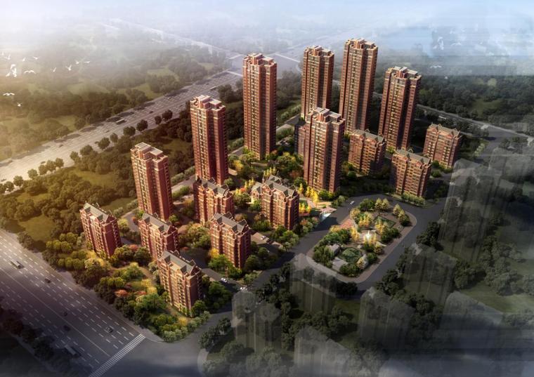 英式建筑文本资料下载-[天津]高层英式风格塔式住宅楼建筑设计方案文本（含多张CAD）