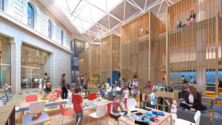 图书馆概念设计方案资料下载-Schmidt Hammer Lassen将主持改建墨尔本维多利亚国家图书馆