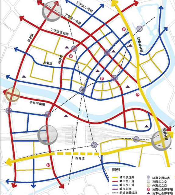 天津市红桥区总体规划设计方案-道路交通规划