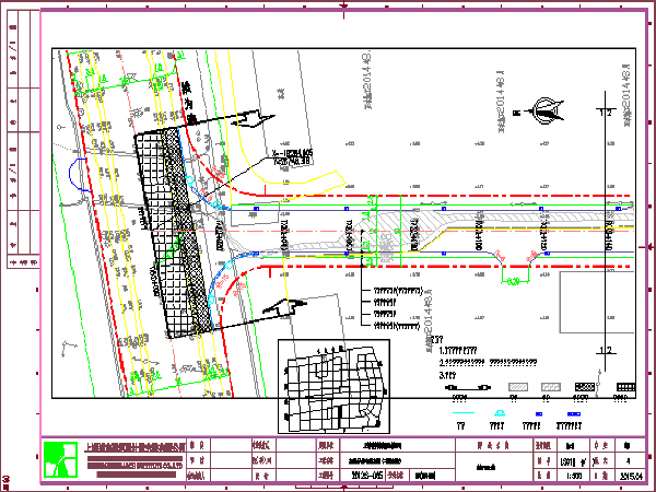 道路设计图纸平面图资料下载-市政道路工程施工设计图纸