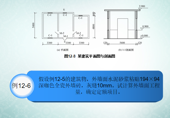 装饰工程量计算与定额应用讲义-题