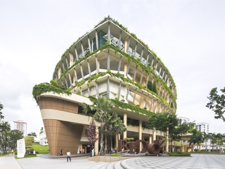 社区中心外部空间设计资料下载-新加坡Heartbeat@Bedok社区中心
