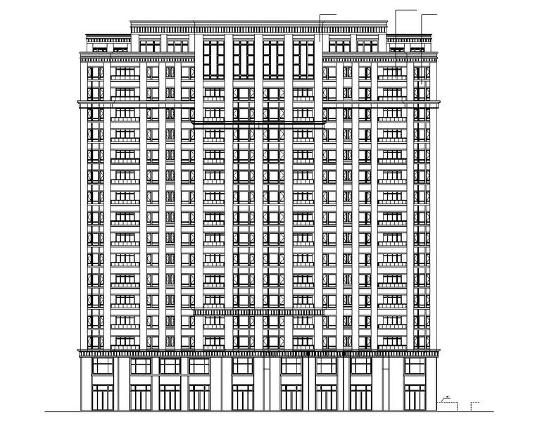 建筑施工图设设计案例资料下载-[江苏]江阴澄地居住区建筑施工图设计（CAD）