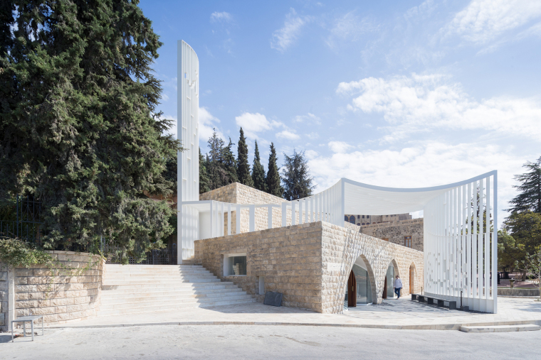 清真建筑效果图资料下载-黎巴嫩Amir ShakibArslan清真寺