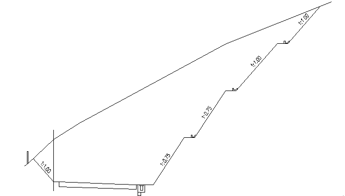 扩建工程高边坡专项施工方案-边坡断面形式